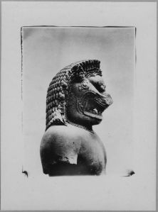 Buste de lion (vu de profil). EFEO_CAM07084