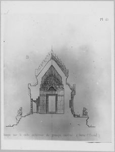 Banteay Srei : plan et élévation EFEO_CAM16299