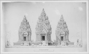 Banteay Srei : plan et élévation EFEO_CAM16306
