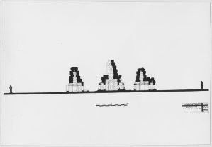 Coupe nord/sud (vue vers l'ouest) EFEO_CAM16489_1