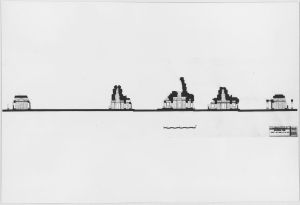 Coupe est/ouest (vue vers le sud) EFEO_CAM16489_2