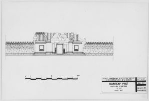 Banteay Srei : plan et élévation EFEO_CAM16490_1