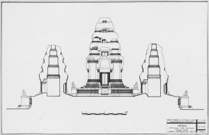 Mebon Oriental : plan et élévation EFEO_CAM16564_2