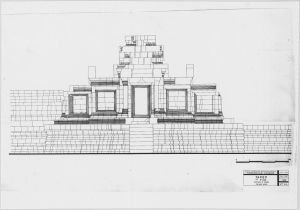 Ta Keo : plan et élévation EFEO_CAM16567_2