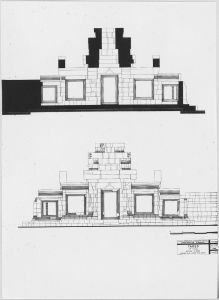 Ta Keo : plan et élévation EFEO_CAM16569_1