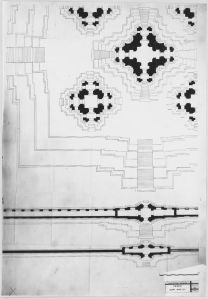 Plan d'ensemble, détail quart nord-est. EFEO_CAM16579_1