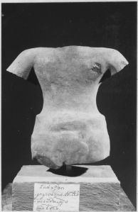 Partie supérieure d'un corps masculin, région antérieure du thorax éclatée (vu de dos). EFEO_CAM19028_2