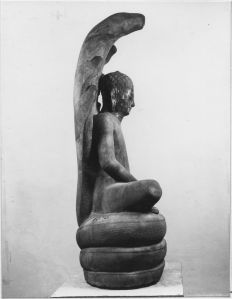 Ronde-bosse : Buddha sur naga EFEO_CAM19472_a4