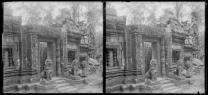 Banteay Srei : entrée de la Ière enceinte, face est EFEO_FINL02174