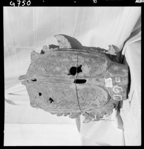 Ornement de proue en bronze du musée de Korat EFEO_GROB00714