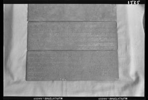 Inscription sur métal, Waringin Pitu (Surodakan) EFEO_GROB03797