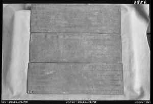 Inscription sur métal, Waringin Pitu (Surodakan) EFEO_GROB03798
