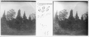 « Siam. Voyage de 1910. Ayuthya. Ruines » EFEO_MARH00386