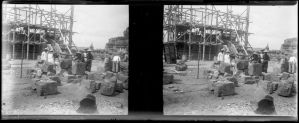 Anastylose du Candi Apit sud, complexe de Prambanan EFEO_MARH00469