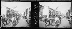 Charrette dans une rue de Singapour EFEO_MARH00546