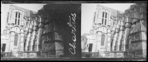 Cathédrale de Chartres : façade nord EFEO_MARH00561