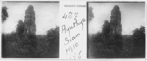 « Siam. Voyage de 1910. Ayuthya. Ruines » EFEO_MARH00618
