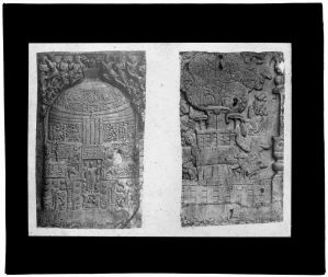 Bas-reliefs : épisodes de la vie de Buddha EFEO_MARH01424