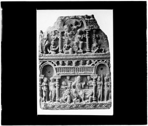 Bas-relief : épisodes de la vie de Buddha EFEO_MARH01425