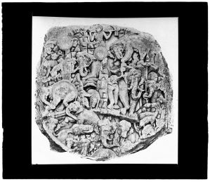 Reproduction : bas-reliefs narratifs de l'art d'Amaravati EFEO_MARH01444